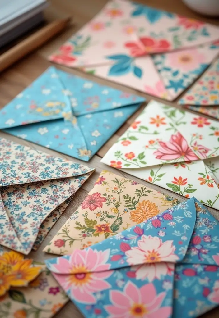 29 DIY Envelope Paper Crafts That Are Cute and Practical - 9. Mail Art