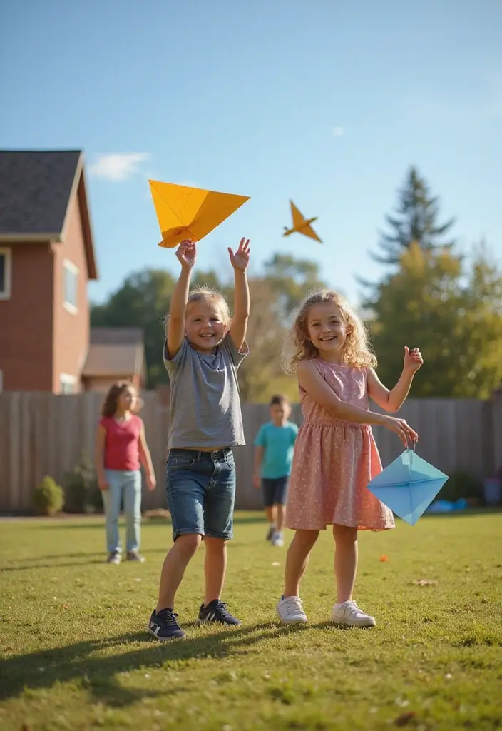 29 DIY Fun Kids Projects That Encourage Learning Through Play - 15. DIY Paper Airplane Challenge