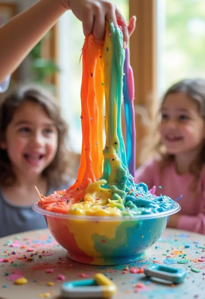 29 DIY Fun Kids Projects That Encourage Learning Through Play - 16. DIY Magnetic Slime