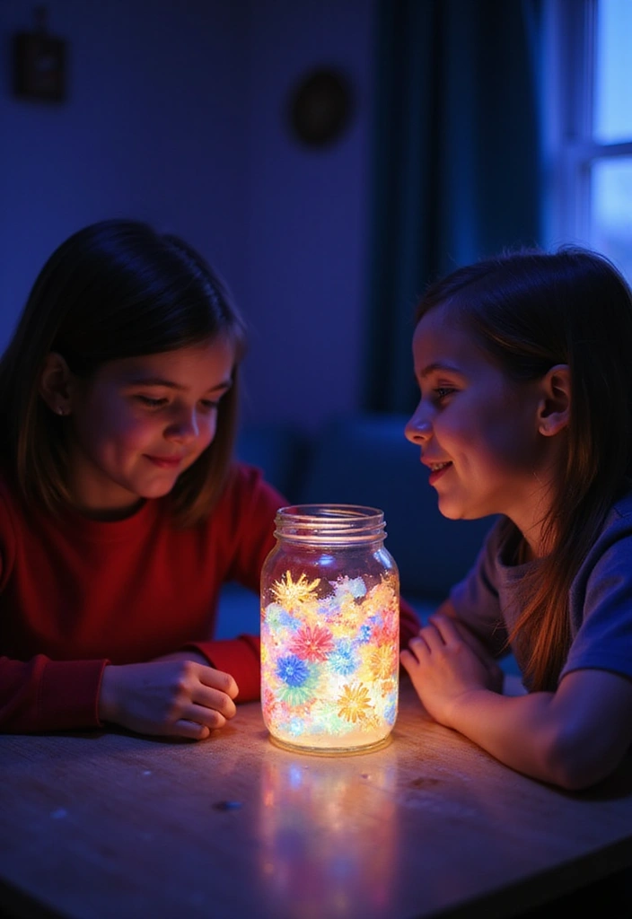 29 DIY Fun Kids Projects That Encourage Learning Through Play - 17. DIY Glow in the Dark Jars
