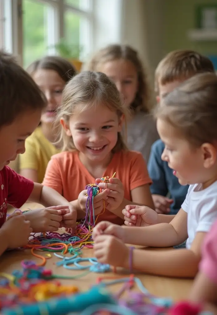 29 DIY Fun Kids Projects That Encourage Learning Through Play - 18. DIY Friendship Bracelets