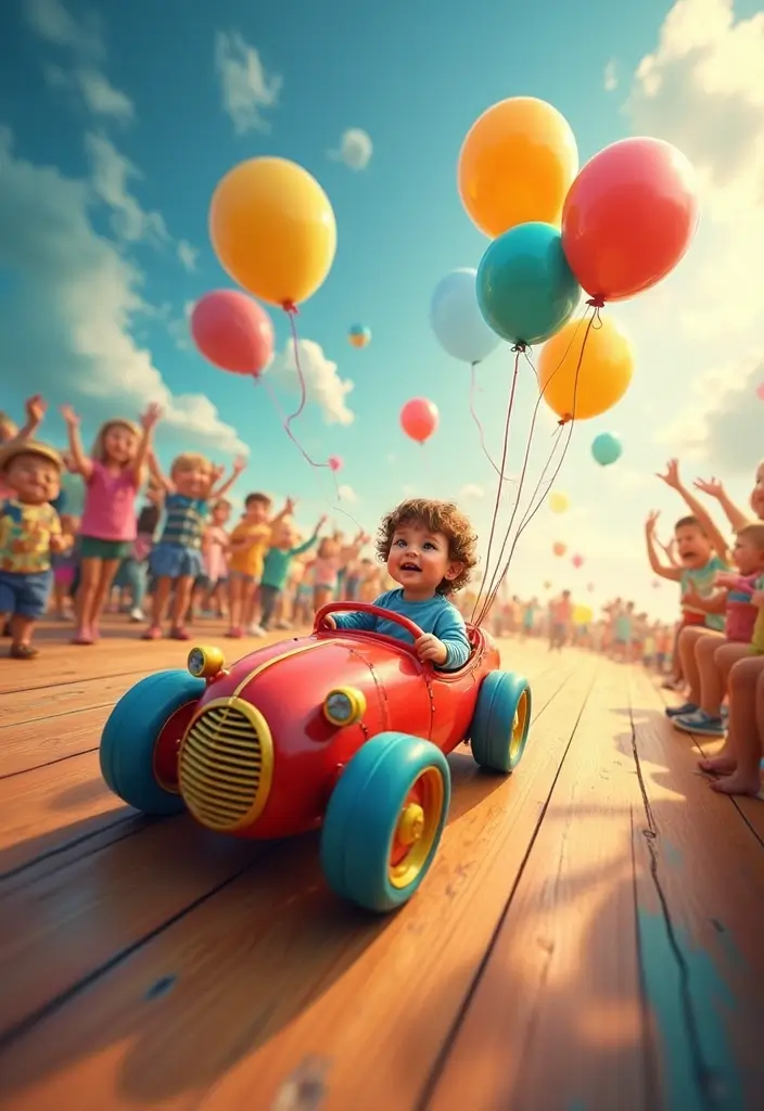 29 DIY Fun Kids Projects That Encourage Learning Through Play - 2. Balloon-Powered Car
