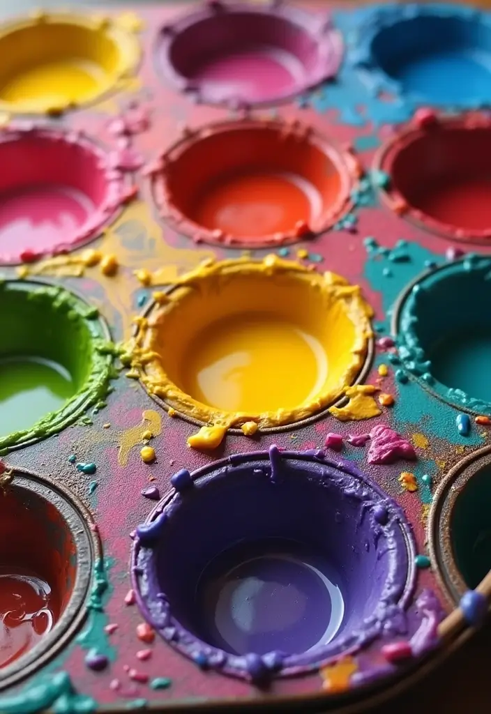29 DIY Fun Kids Projects That Encourage Learning Through Play - 7. Colorful DIY Crayon Melting
