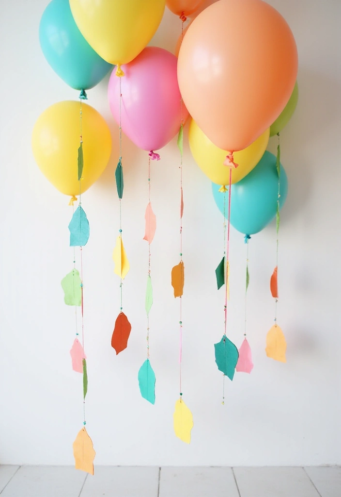 29 DIY Paper Garland Ideas That Add Festive Flair - 12. Balloon Paper Garland
