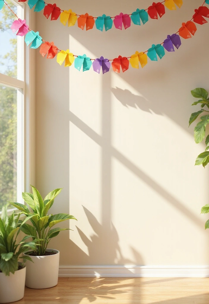29 DIY Paper Garland Ideas That Add Festive Flair - 24. Bead and Paper Garland