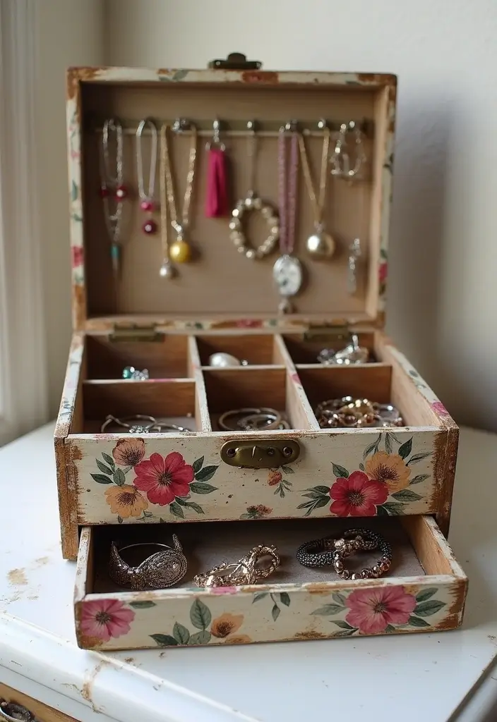 29 DIY Paper Jewelry Box Ideas That Combine Beauty and Function - 24. Teabag Box Jewelry Organizer
