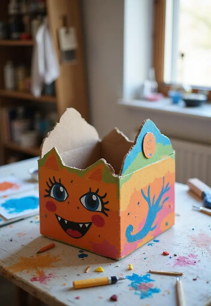 29 DIY Paper Jewelry Box Ideas That Combine Beauty and Function - 3. DIY Paper Mache Box