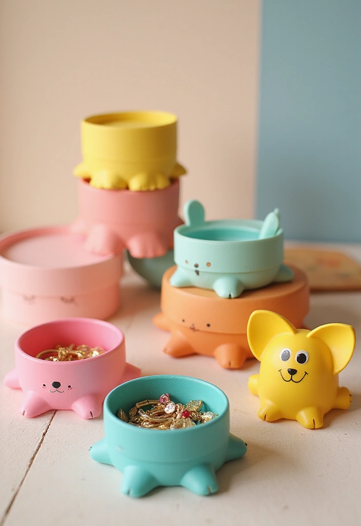 29 DIY Paper Jewelry Box Ideas That Combine Beauty and Function - 8. Quirky Animal-Shaped Boxes