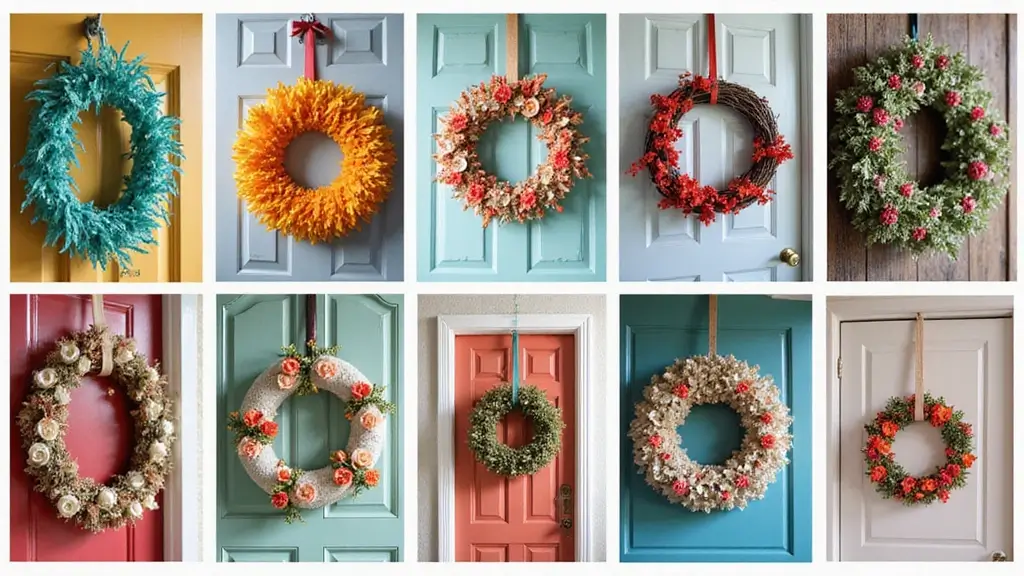 29 DIY Paper Wreath Designs That Add Charm to Any Door