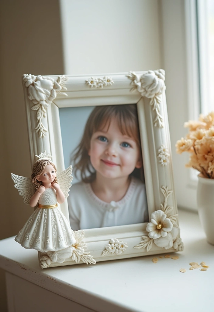 29 Paper Angel Crafts DIY Ideas for a Heavenly Touch - 24. Angel Photo Frames