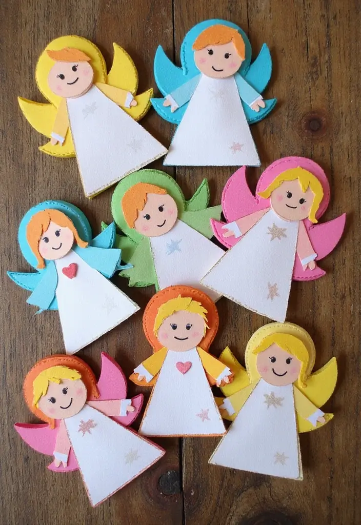 29 Paper Angel Crafts DIY Ideas for a Heavenly Touch - 8. Angel Gift Tags