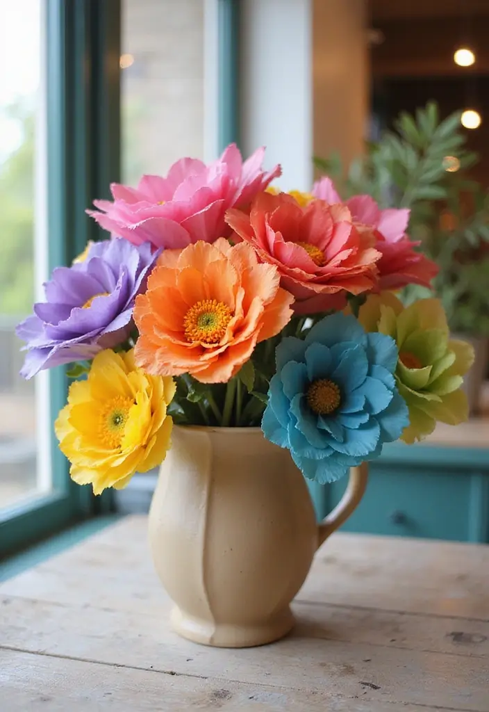 29 Paper Bag Crafts DIY Ideas That Are Stylish and Sustainable - 25. Paper Bag Flower Bouquets