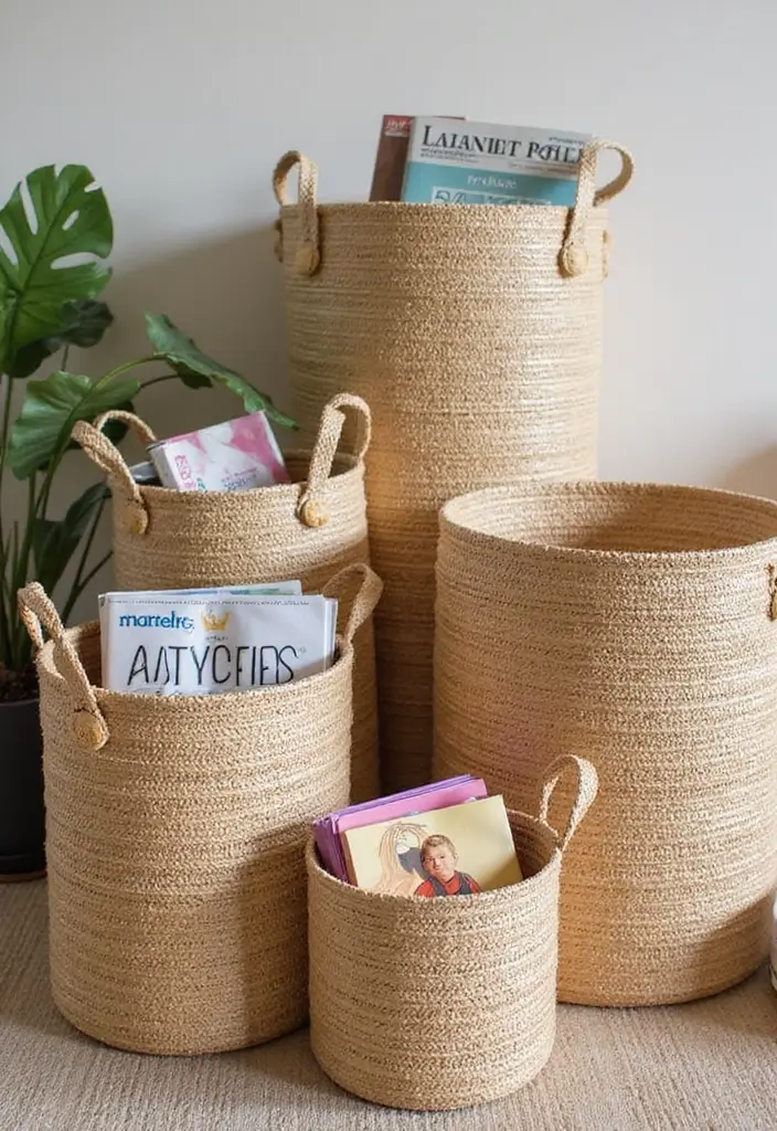 29 Paper Bag Crafts DIY Ideas That Are Stylish and Sustainable - 3. Stylish Storage Baskets