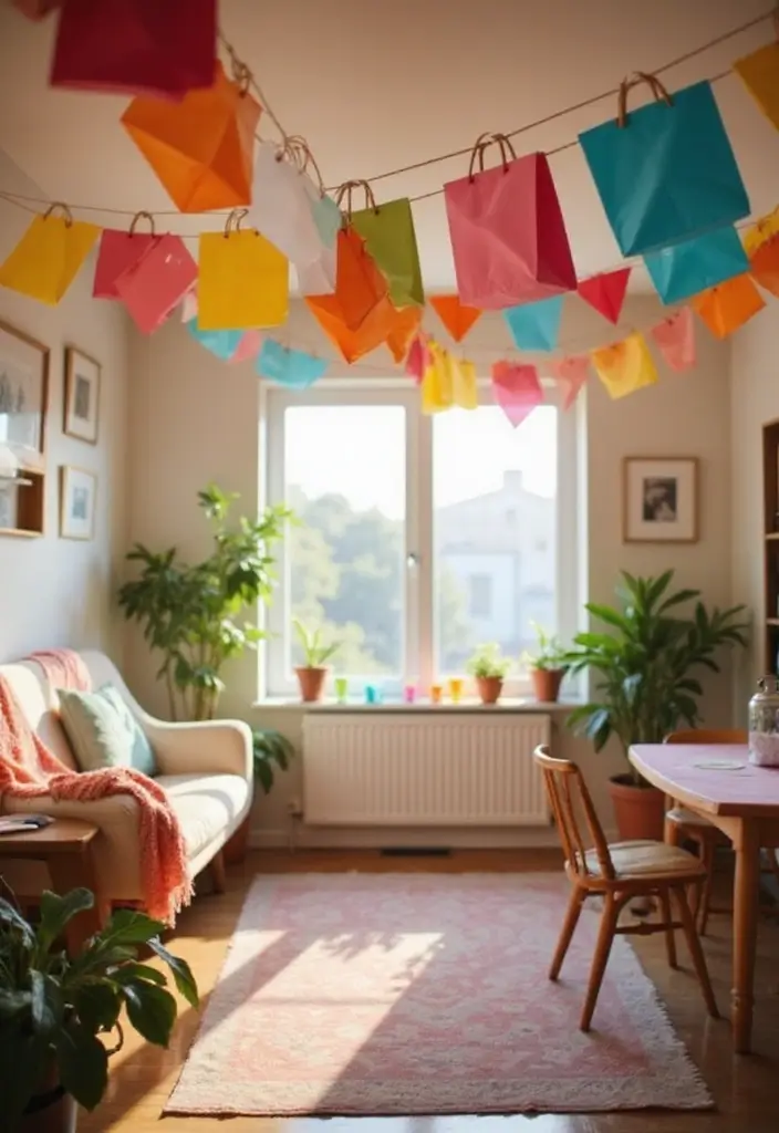 29 Paper Bag Crafts DIY Ideas That Are Stylish and Sustainable - 5. Decorative Paper Garlands