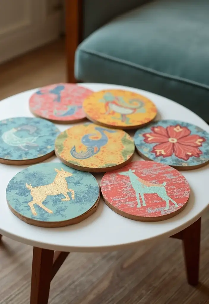 29 Paper Crafts DIY Decoration Ideas That Brighten Any Room - 11. DIY Paper Coasters
