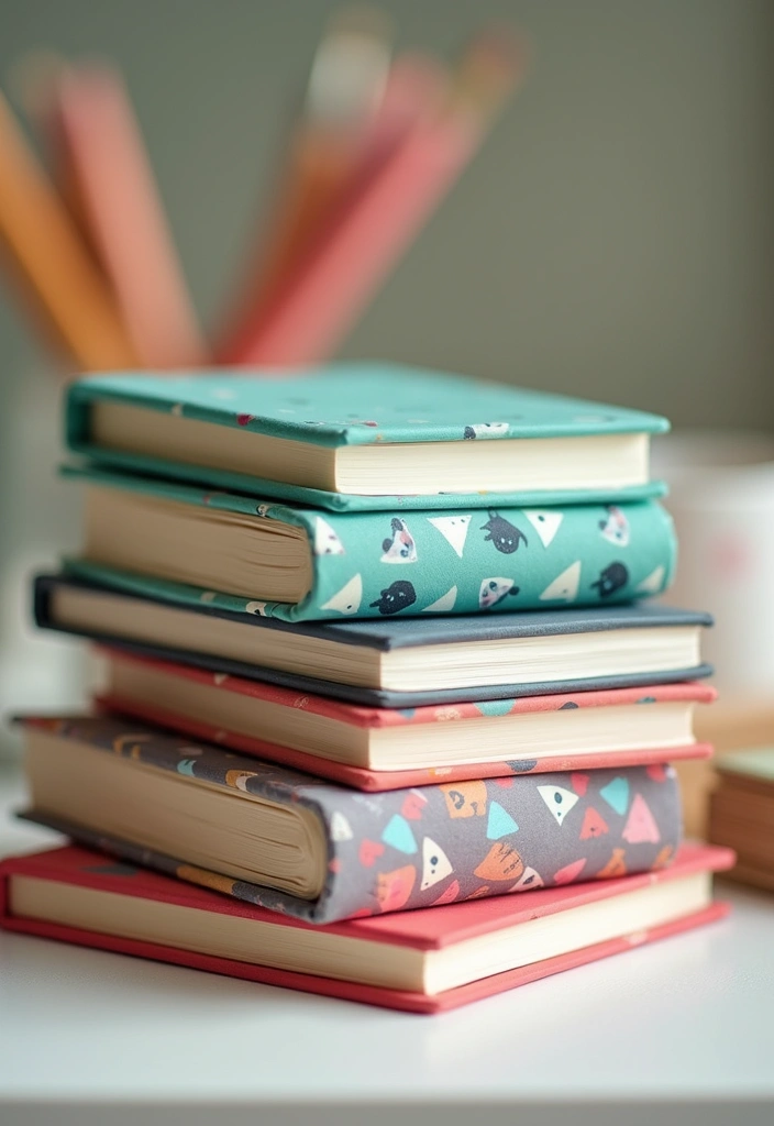 29 Paper Crafts DIY Decoration Ideas That Brighten Any Room - 26. Mini Paper Notebooks