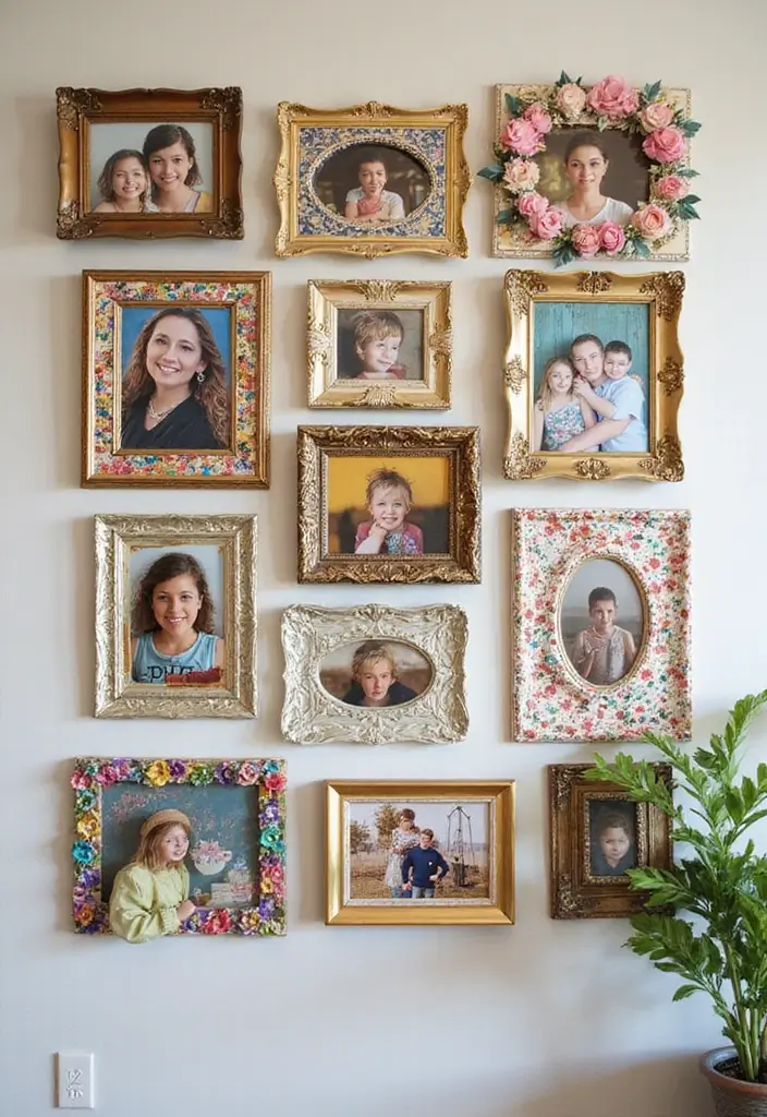 29 Paper Crafts DIY Decoration Ideas That Brighten Any Room - 29. Paper Frame Collages