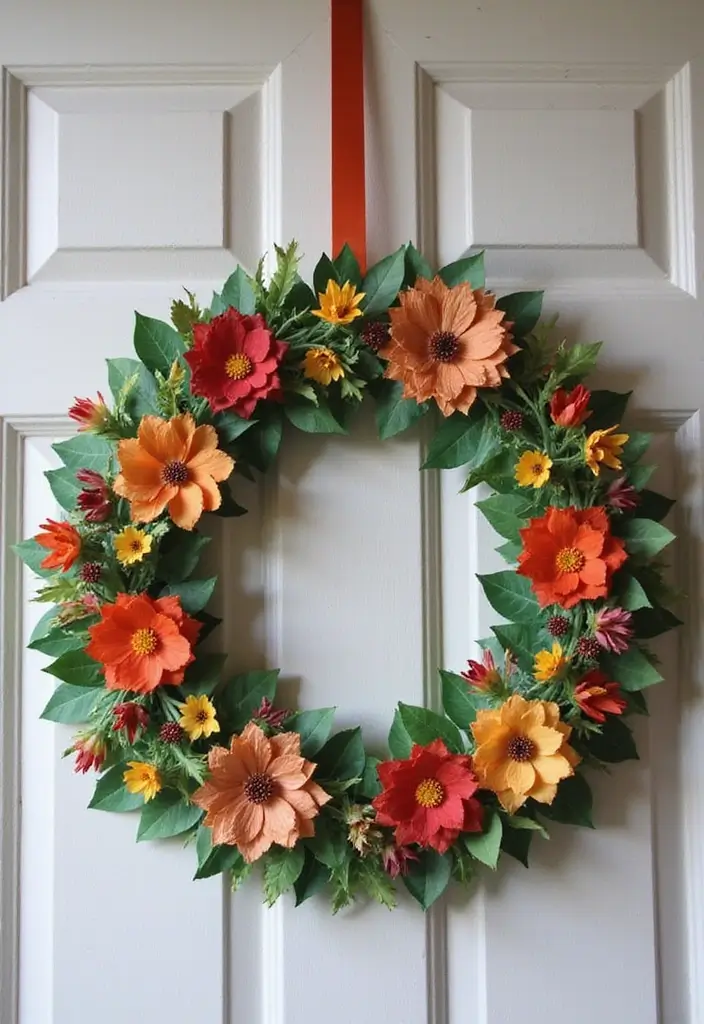 29 Paper Crafts DIY Decoration Ideas That Brighten Any Room - 7. Paper Wreaths