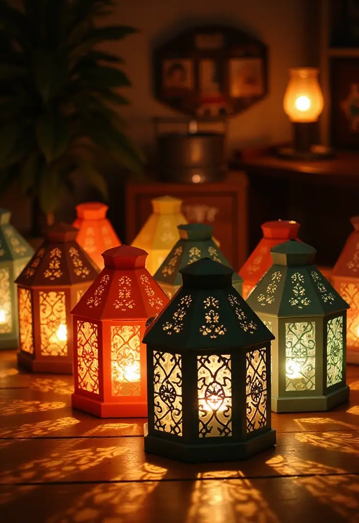 29 Paper Lantern Crafts DIY Ideas to Light Up Your Evenings - 5. Lattice Lanterns