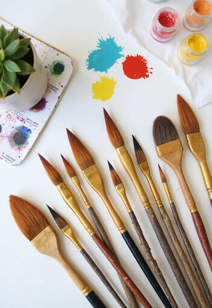 29 Summer Crafts for Kids DIY Projects for Bright Sunny Days - 11. Nature-Inspired Paint Brushes