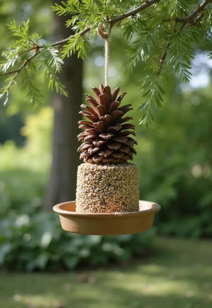 29 Summer Crafts for Kids DIY Projects for Bright Sunny Days - 12. Homemade Bird Feeders