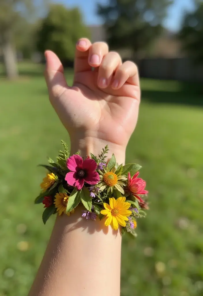 29 Summer Crafts for Kids DIY Projects for Bright Sunny Days - 15. Nature Bracelet Craft