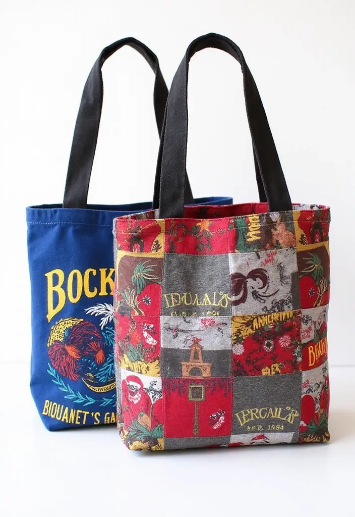 29 Summer Crafts for Kids DIY Projects for Bright Sunny Days - 4. Upcycled T-Shirt Tote Bags