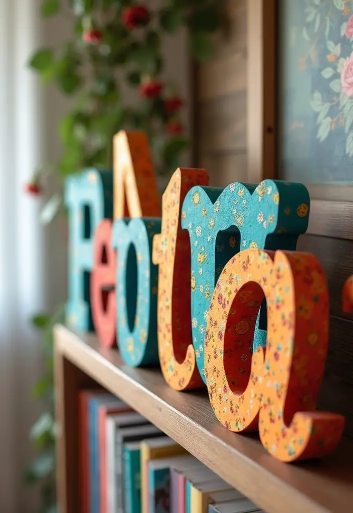 30 3D Paper Crafts DIY Ideas for Eye-Catching Creations - 8. 3D Paper Letters