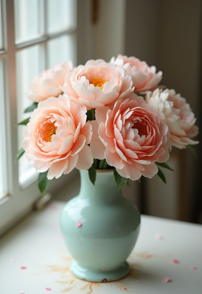 30 DIY Paper Flower Crafts That Bloom with Beauty - 4. Vintage Paper Peonies