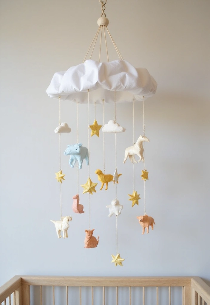 30 Origami Paper Crafts DIY Projects That Bring Joy to Your Day - 10. Origami Mobile for Nurseries