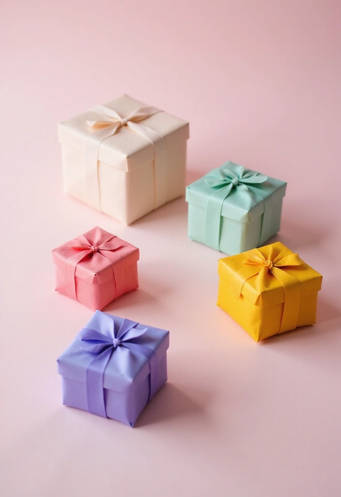 30 Origami Paper Crafts DIY Projects That Bring Joy to Your Day - 5. Origami Gift Boxes