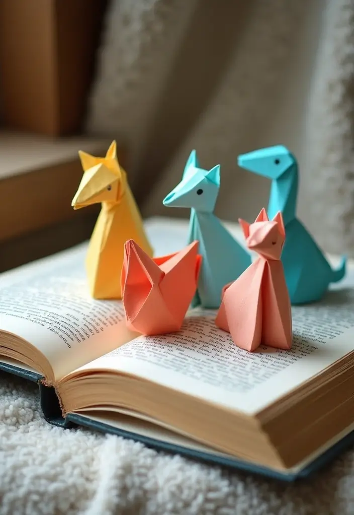 30 Origami Paper Crafts DIY Projects That Bring Joy to Your Day - 6. Origami Bookmarks