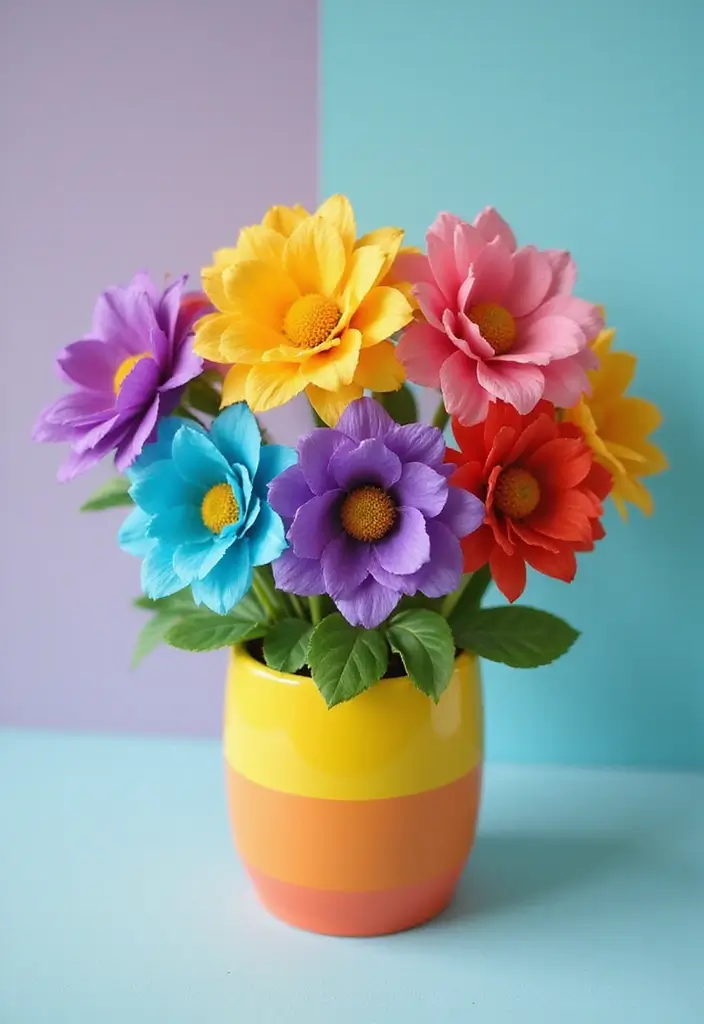 30 Paper Bouquet DIY Ideas That Last Forever - 4. Whimsical Tissue Paper Blooms