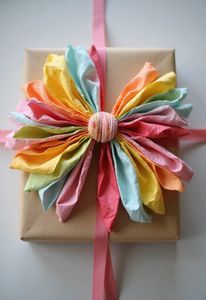 30 Paper Bow Crafts DIY Projects for Perfect Gift Wrapping - 23. Sweet Candy Bow