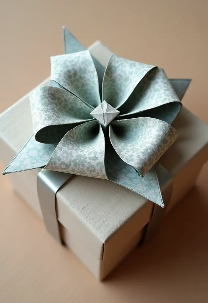 30 Paper Bow Crafts DIY Projects for Perfect Gift Wrapping - 5. Origami Bow