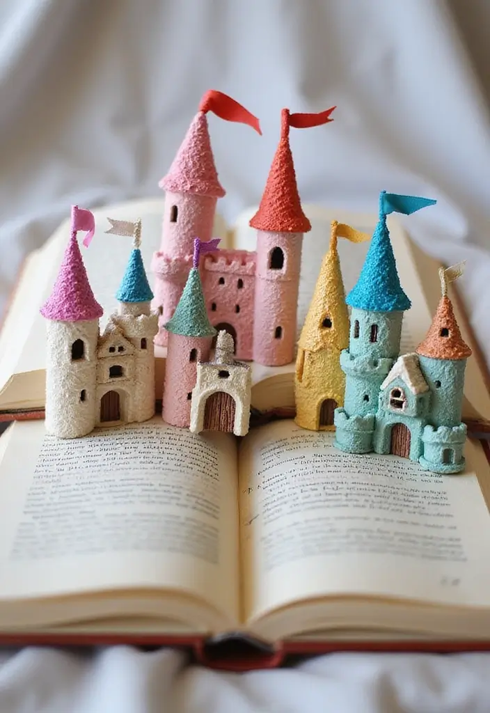 30 Paper Castle DIY Projects That Feel Like a Fairy Tale - 24. Miniature Castle Bookmarks.