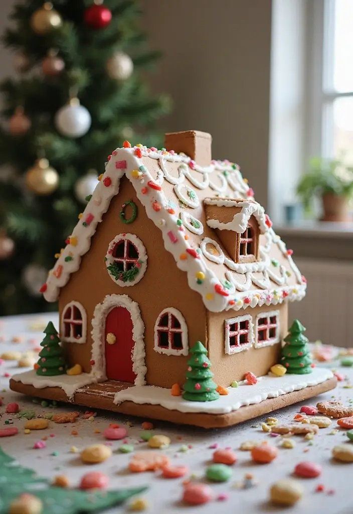 30 Paper House Crafts DIY Projects That Spark Imagination - 6. Whimsical Gingerbread House