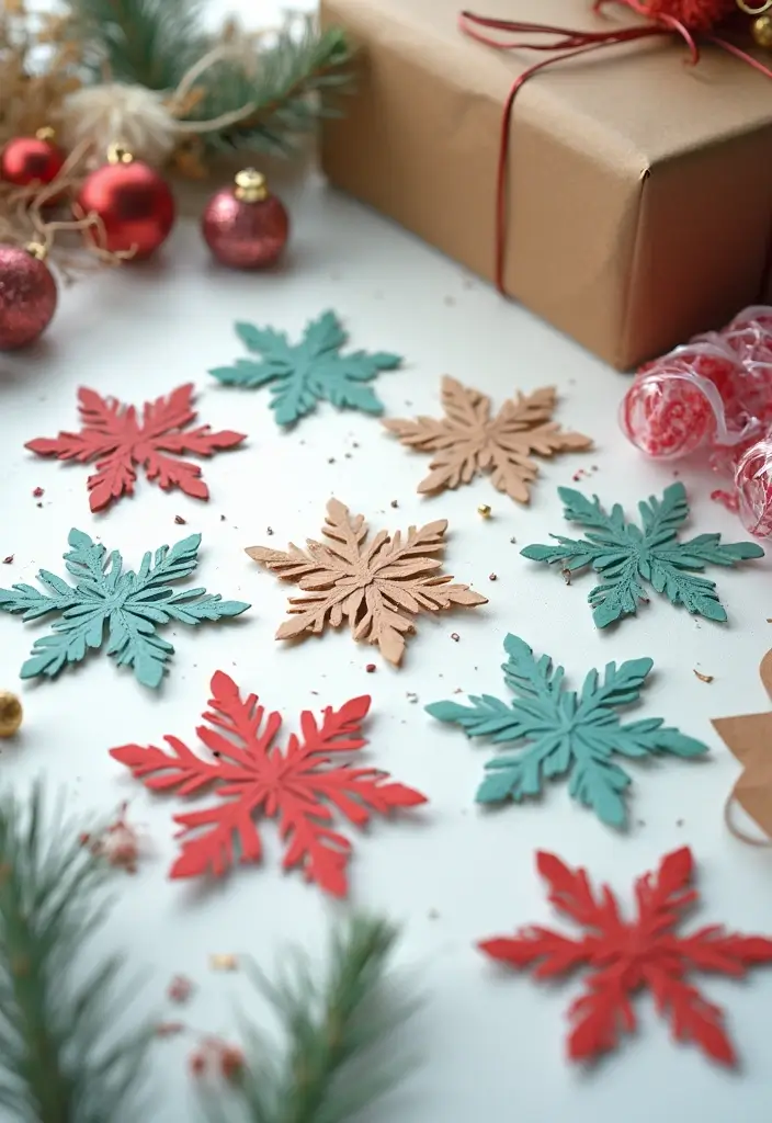 30 Paper Snowflake Crafts DIY Projects for Winter Magic - 24. Snowflake Gift Tags