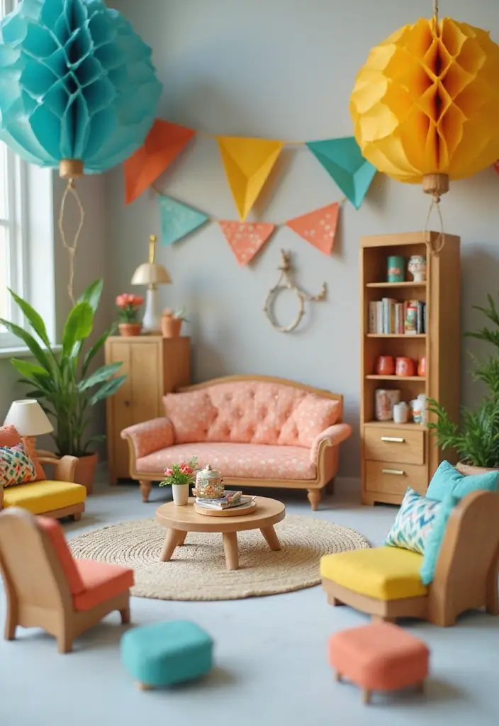 30 Paper Toys DIY Crafts That Bring Imagination to Life - 13. Miniature Paper Furniture