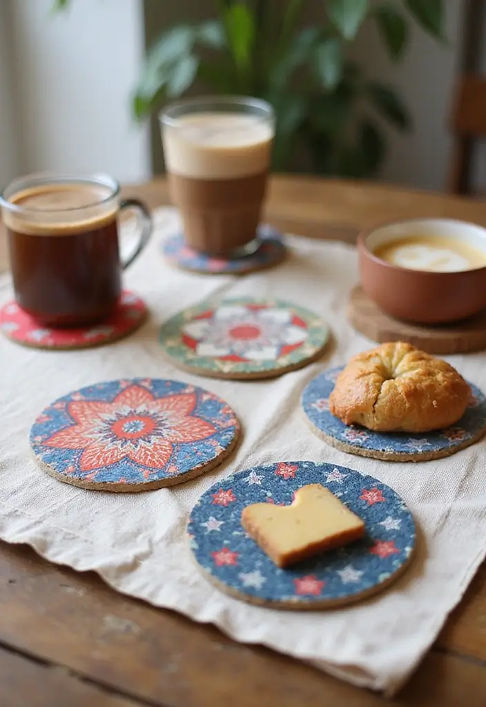 30 Paper Toys DIY Crafts That Bring Imagination to Life - 19. Paper Coasters