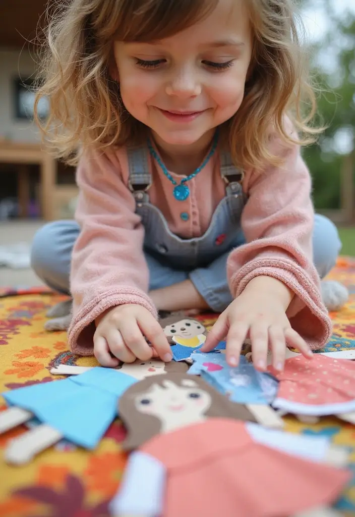 30 Paper Toys DIY Crafts That Bring Imagination to Life - 4. Paper Dolls and Their Wardrobes