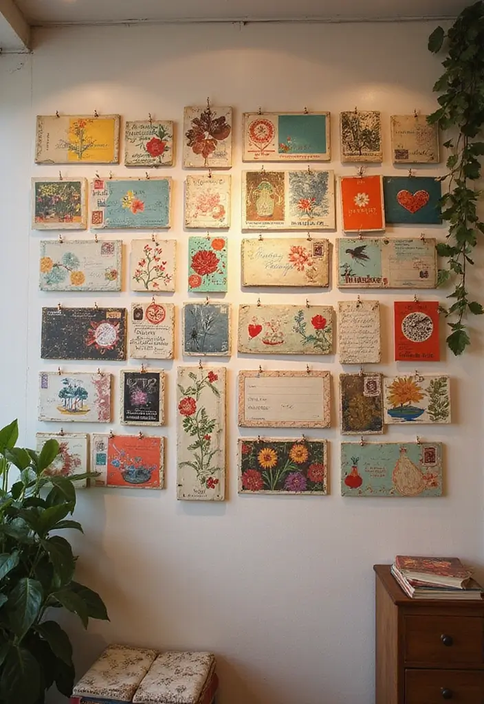 30 Recycled Paper Crafts DIY Ideas That Help the Planet - 18. Upcycled Paper Postcards