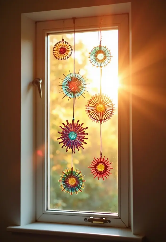 30 Recycled Paper Crafts DIY Ideas That Help the Planet - 19. Recycled Paper Suncatchers