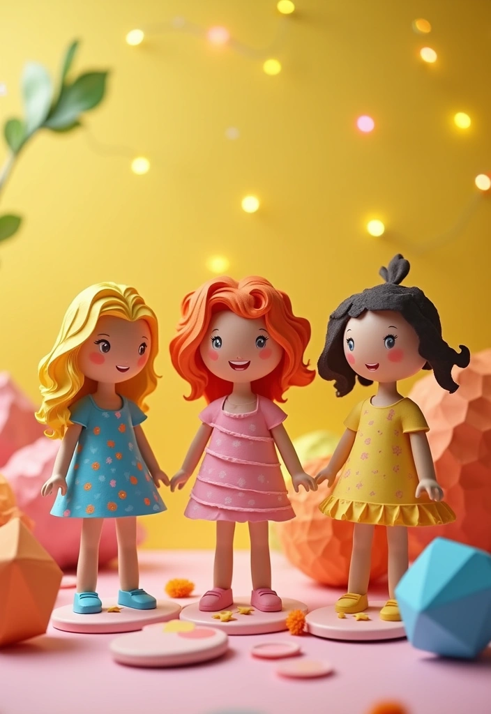 30 Recycled Paper Crafts DIY Ideas That Help the Planet - 8. DIY Paper Dolls