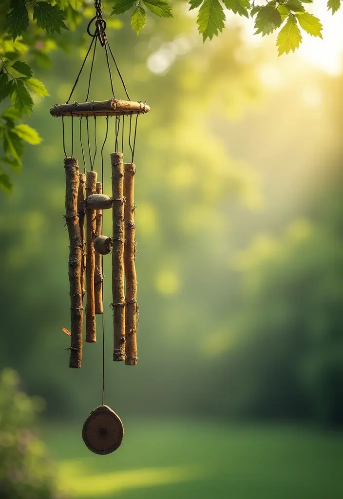 30 Simple Kids Crafts DIY Projects That Anyone Can Try at Home - 13. DIY Wind Chimes