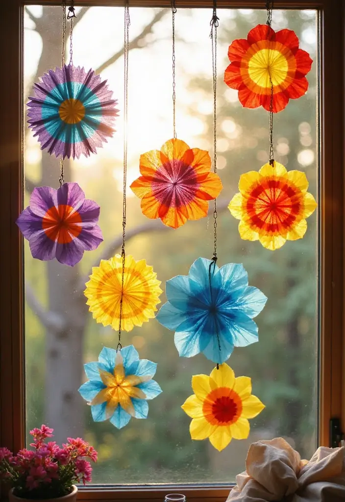 30 Simple Kids Crafts DIY Projects That Anyone Can Try at Home - 19. DIY Suncatchers