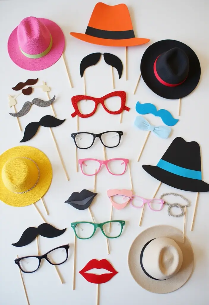 30 Simple Kids Crafts DIY Projects That Anyone Can Try at Home - 24. DIY Photo Booth Props
