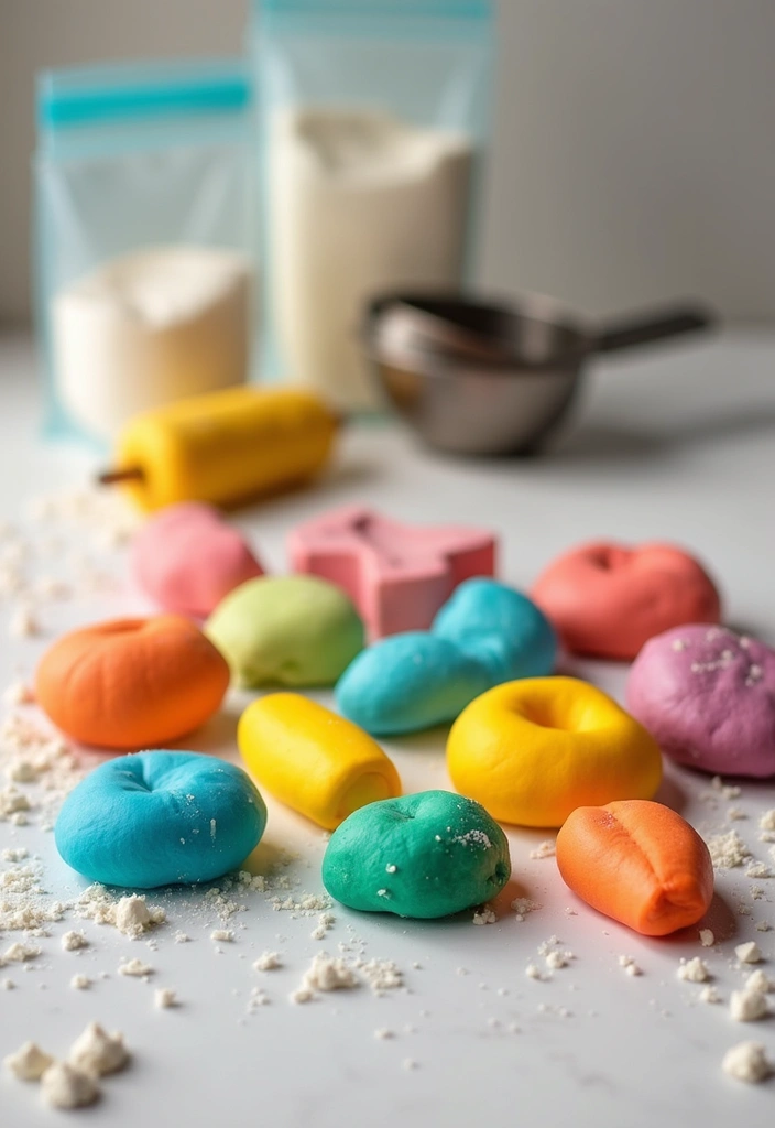 30 Simple Kids Crafts DIY Projects That Anyone Can Try at Home - 5. Homemade Playdough