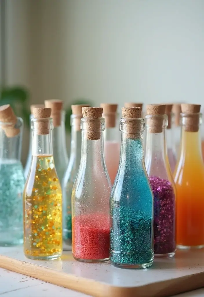 30 Simple Kids Crafts DIY Projects That Anyone Can Try at Home - 9. Sensory Bottles