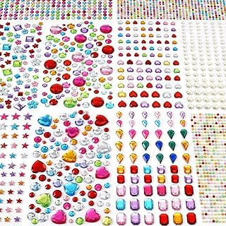 2774pcs Gem Stickers Jewels for Crafts - Self Adhesive Rhinestone Jewel ...